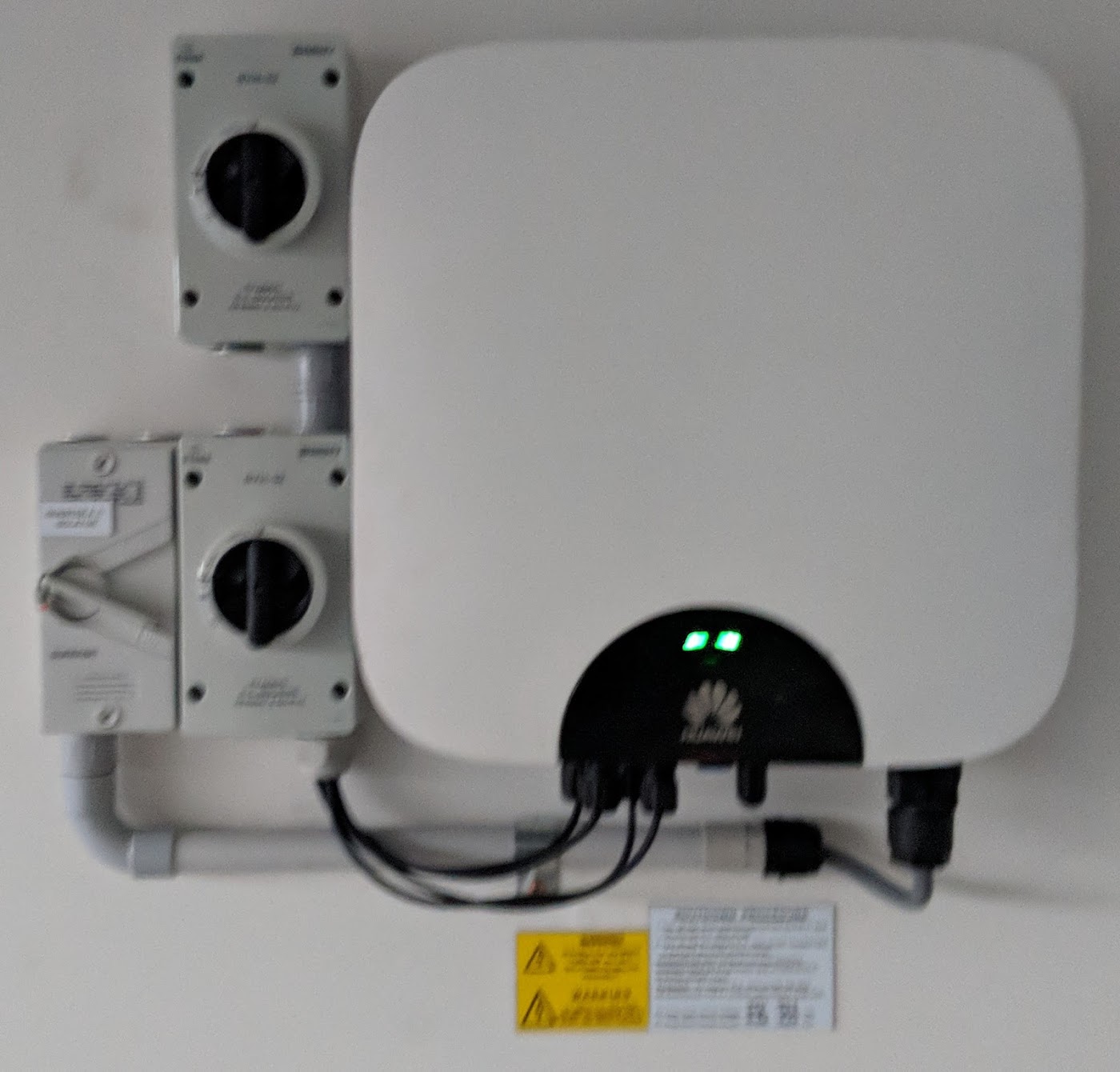 Solar panel installation