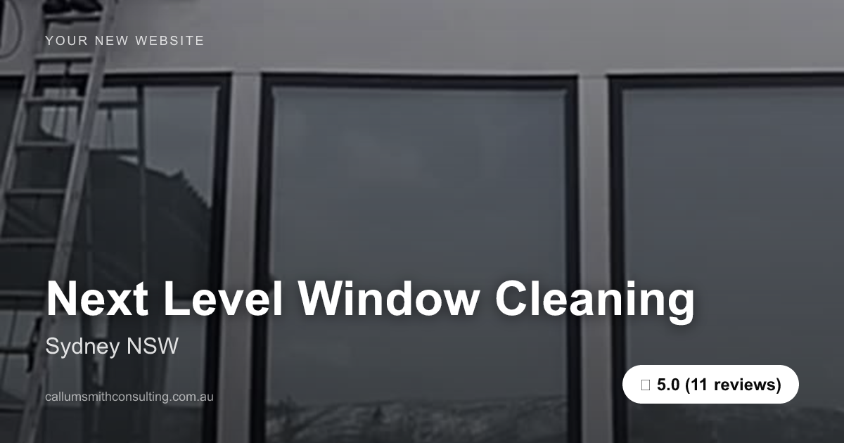 Residential Window Cleaning