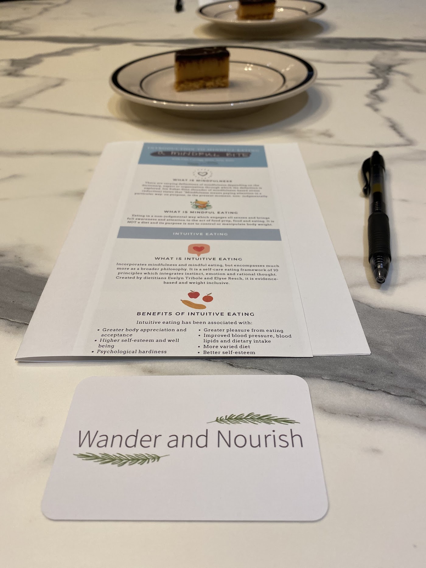 Intuitive eating coaching